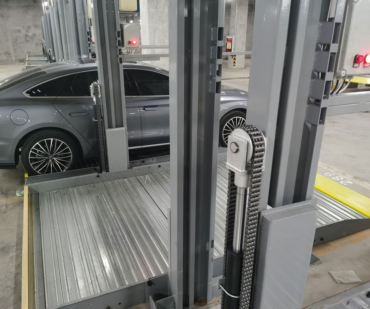 巴州2層簡易升降類機械式停車位改造