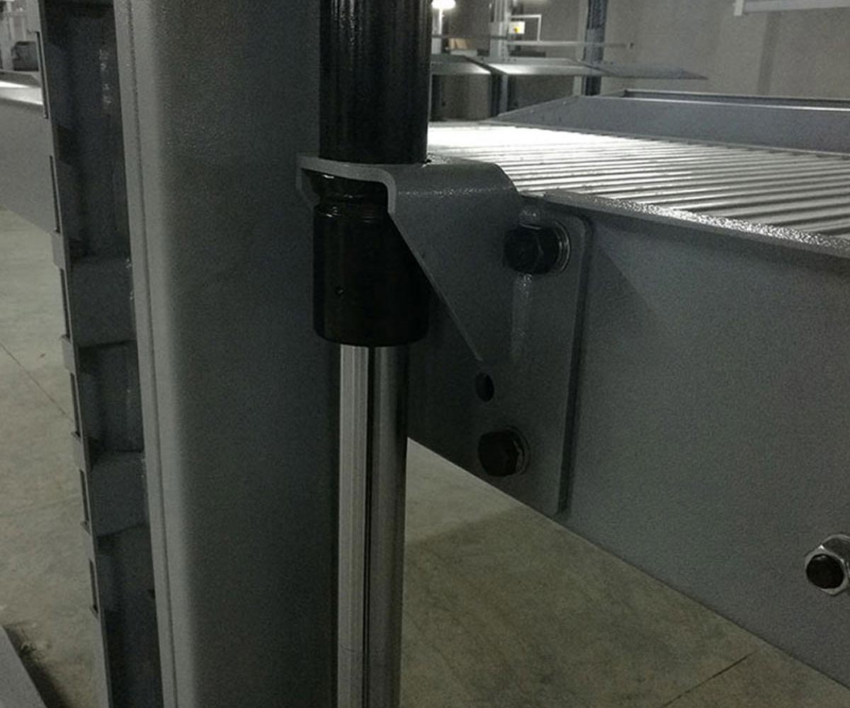 北川四柱升降式機械式立體停車設備過驗收
