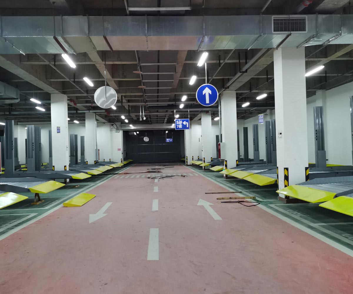 華鎣雙柱簡易升降機械式立體停車設備廠家