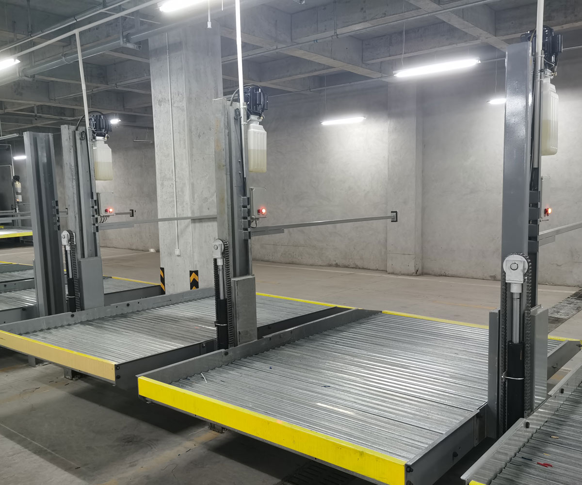 巴州PSH升降橫移式機械停車場過驗收