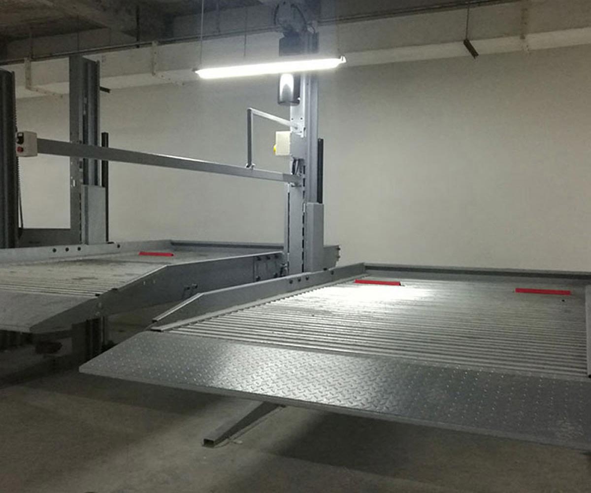 威寧兩層升降平移機械停車庫回收