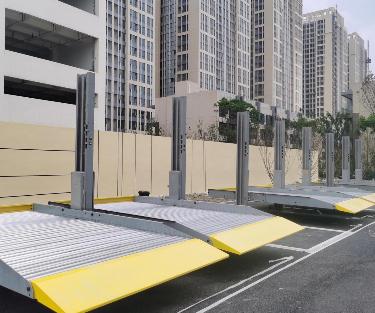 雙層立體停車庫為現代現代小區的停車設備做出貢獻