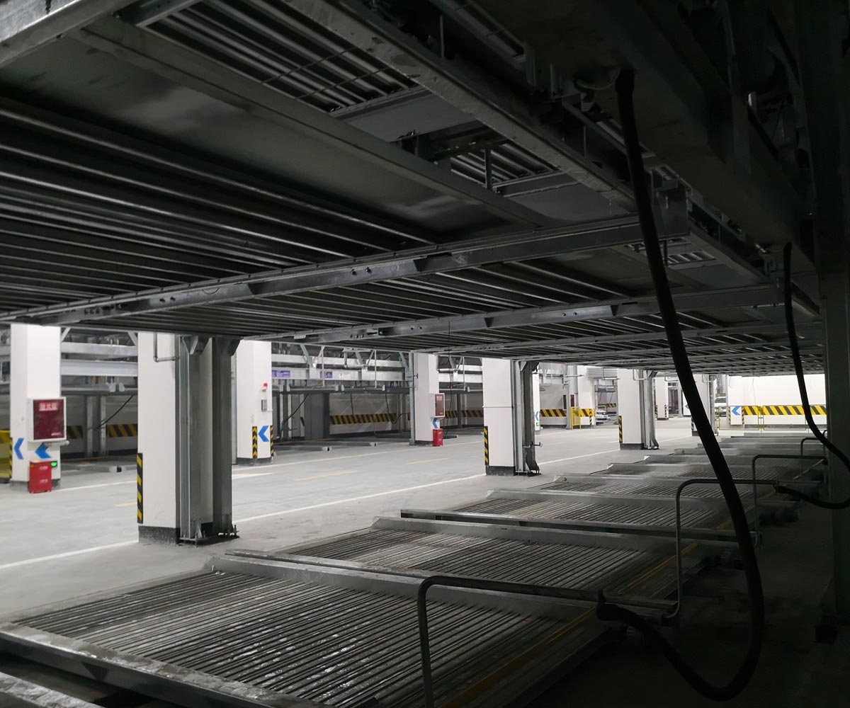 大英PSH2二層升降橫移機械式立體車庫設備