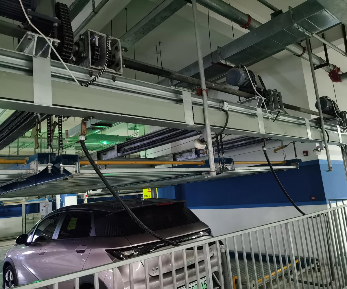 長寧PSH5五層升降橫移機械式立體車庫設備