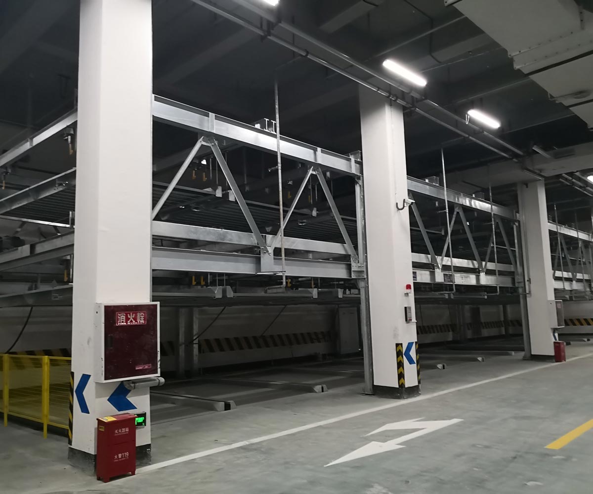 簡陽兩層升降橫移式機械式停車庫